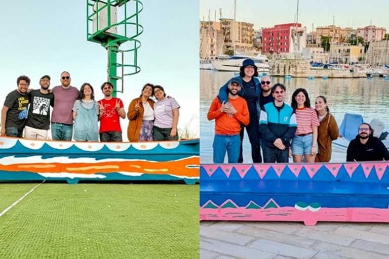 Associazione Urca colora il Porto di Bisceglie
