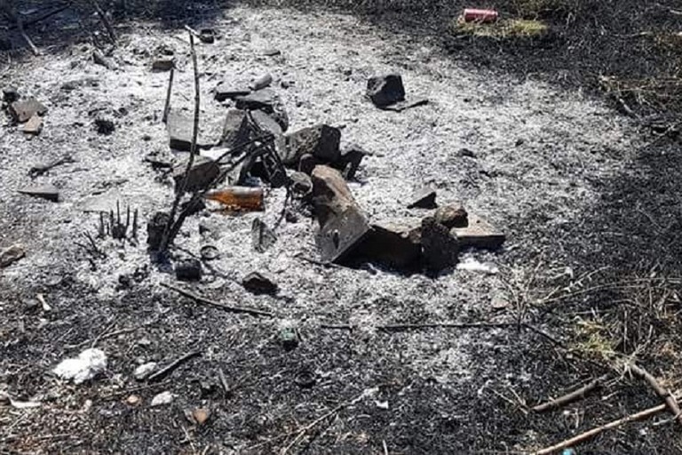 Le conseguenze dell'incendio di sabato sera al parco Don Milani