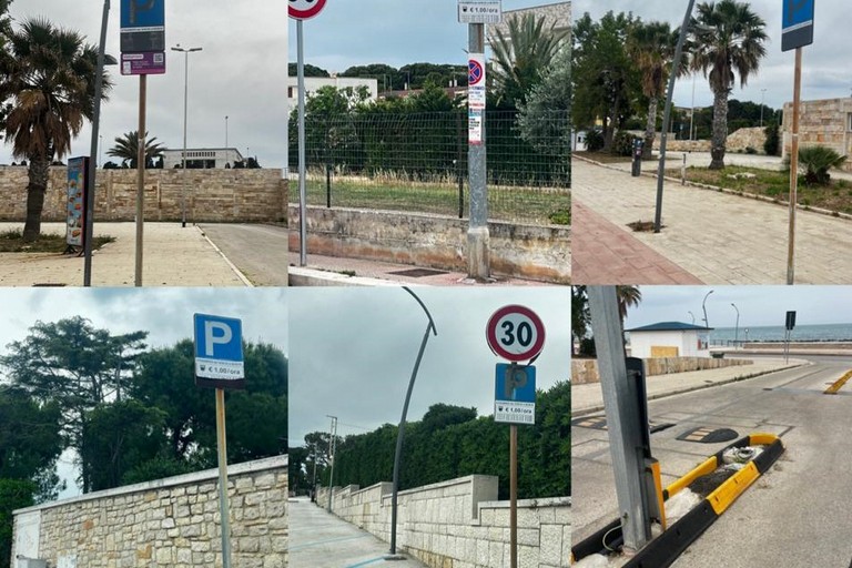Le condizioni della litoranea di Bisceglie