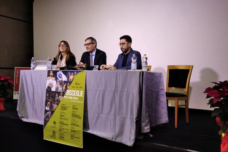 Conferenza di presentazione della stagione teatrale. <span>Foto Cristina Scarasciullo</span>