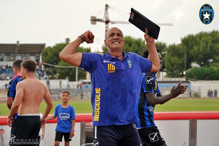 Bisceglie calcio, Pino Di Meo. <span>Foto Emmanuele Mastrodonato</span>