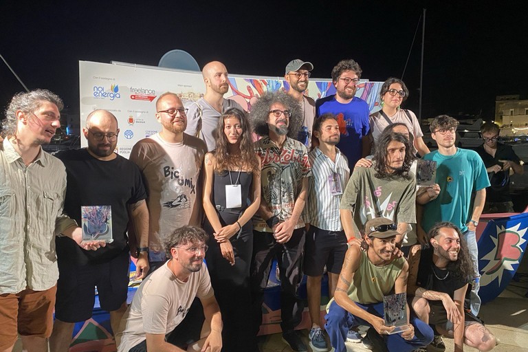 Precariato Infinito premiati i collettivi vincitori del contest di Bicomix e La Revue. <span>Foto Serena De Musso</span>