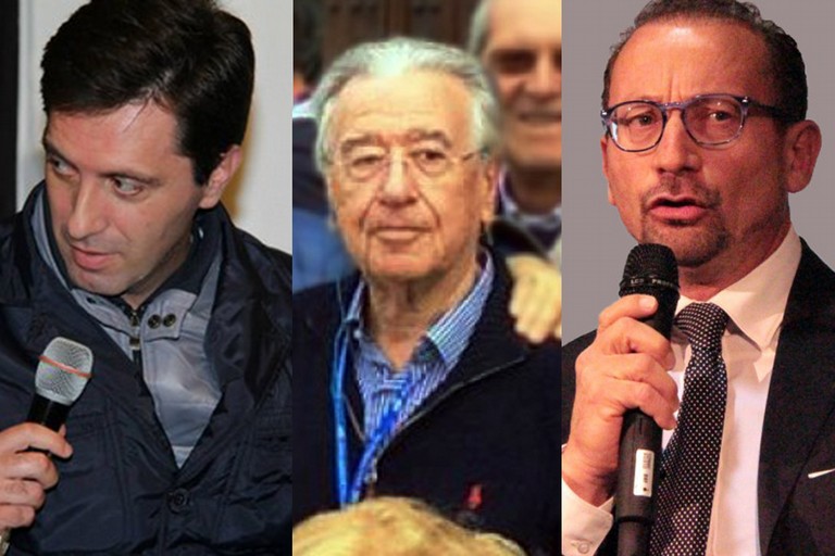 Mauro Mastrototaro, Luca De Ceglia e Felice Pellegrini