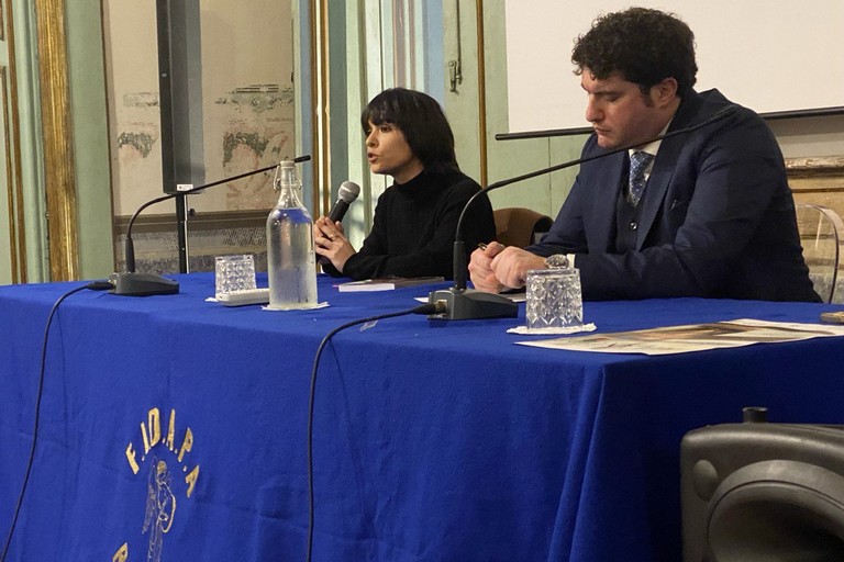 presentazione Atlantide con Sara Pedone. <span>Foto Serena De Musso</span>