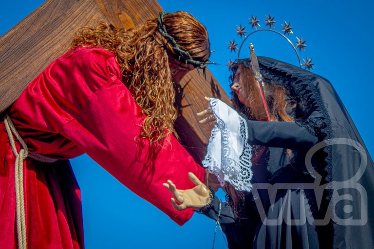 Incontro tra Gesù e la Madonna Addolorata. <span>Foto Cristina Pellegrini</span>
