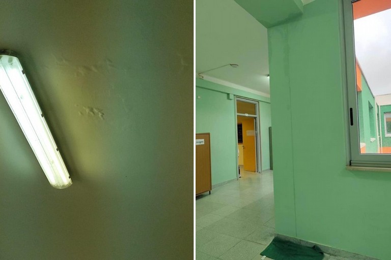 Infiltrazioni presso la scuola 