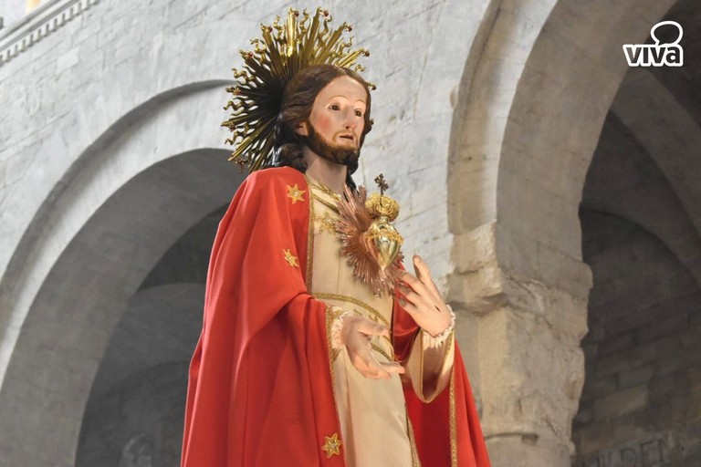 Sacro Cuore di Gesù nella Concattedrale di Bisceglie. <span>Foto Antonio Lopopolo</span>