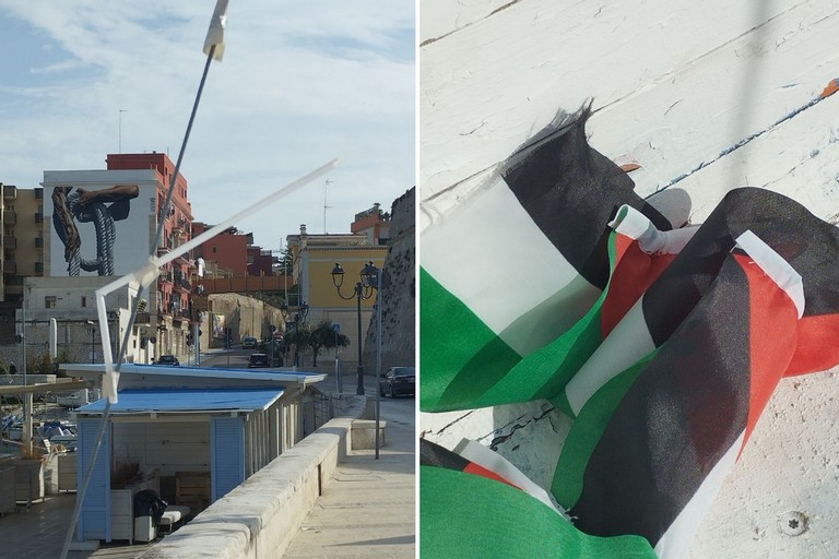 Atti di vandalismo alla barca per esprimere vicinanza alla Global Sumud Flottilla