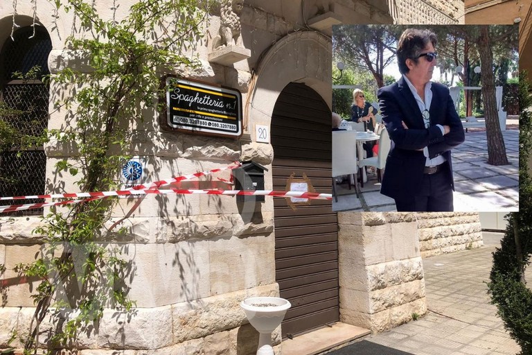 Lino Pizzi e il ristorante in cui è stato ucciso