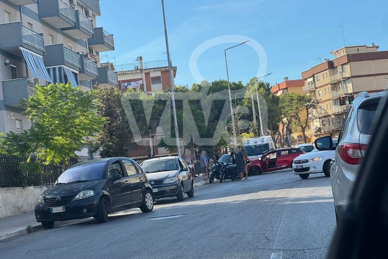 Incidente in via Giuseppe Di Vittorio a Bisceglie