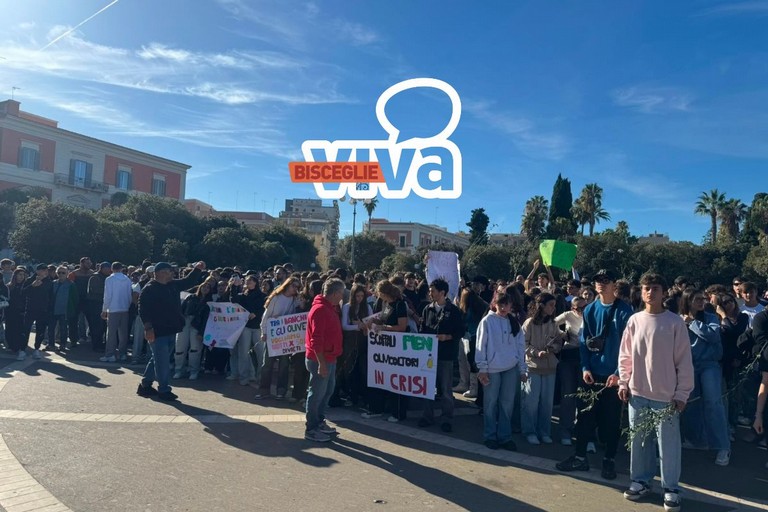 Manifestazione agricoltori a Bisceglie