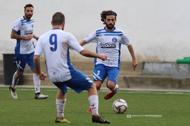 Sergio Quercia, difensore dell'Unione Calcio Bisceglie. <span>Foto Emmanuele Mastrodonato</span>