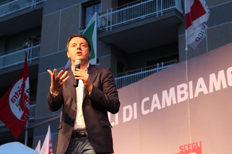 Matteo Renzi a Bisceglie. <span>Foto Redazione Bisceglieviva</span>