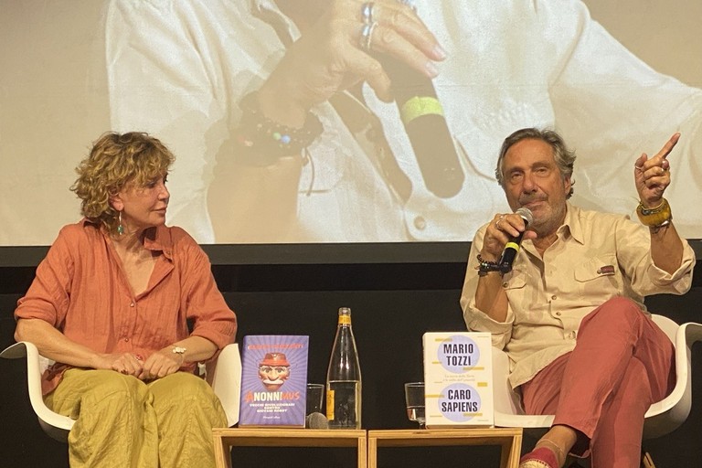 Sabina Guzzanti e Mario Tozzi. <span>Foto Serena De Musso</span>
