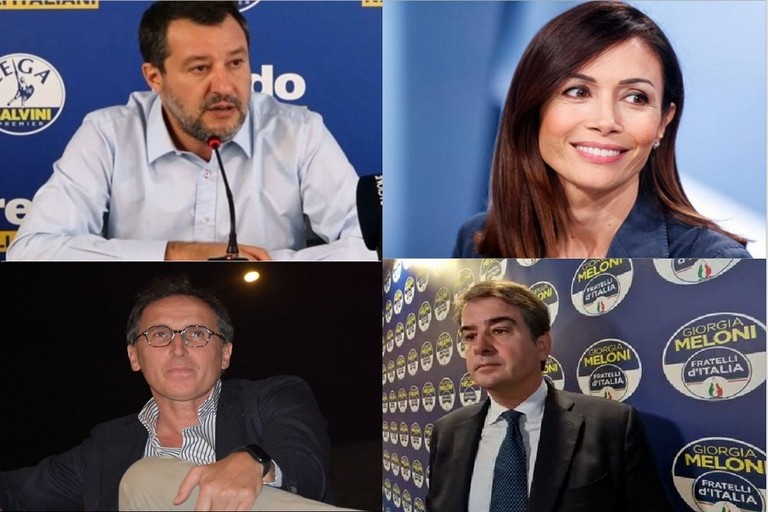 Matteo Salvini, Mara Carfagna, Francesco Boccia, Raffaele Fitto