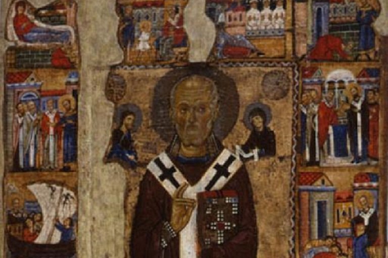 antica icona di San Nicola