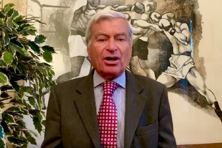 Il presidente di Confcommercio Carlo Sangalli
