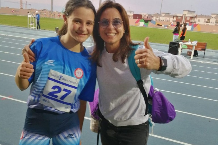 Sarah Albano con Mara Altamura