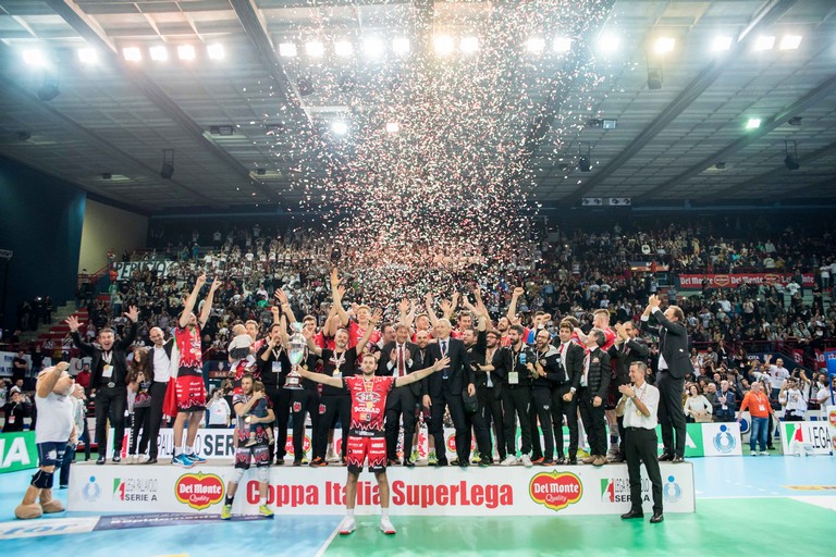 Coppa Italia di Volley, trionfa la Sir Safety Conad Perugia. <span>Foto Sara Angiolino</span>