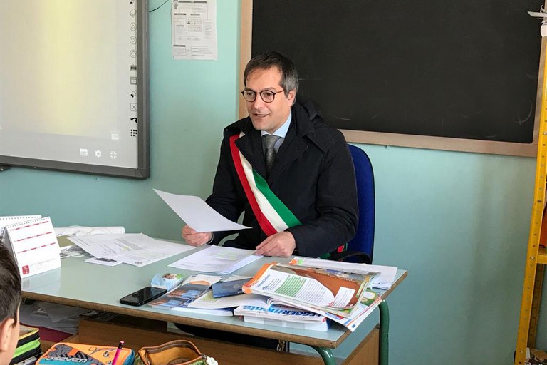 Il sindaco Angarano al terzo circolo didattico