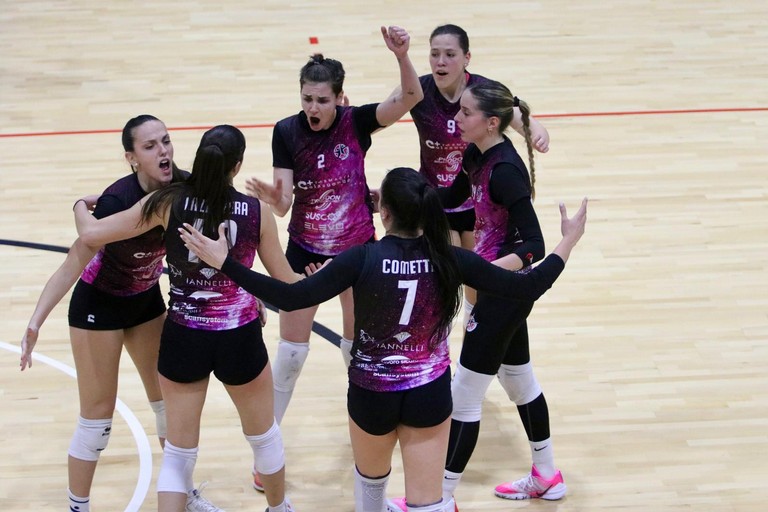 Esultanza Star Volley Bisceglie. <span>Foto Cristina Pellegrini</span>