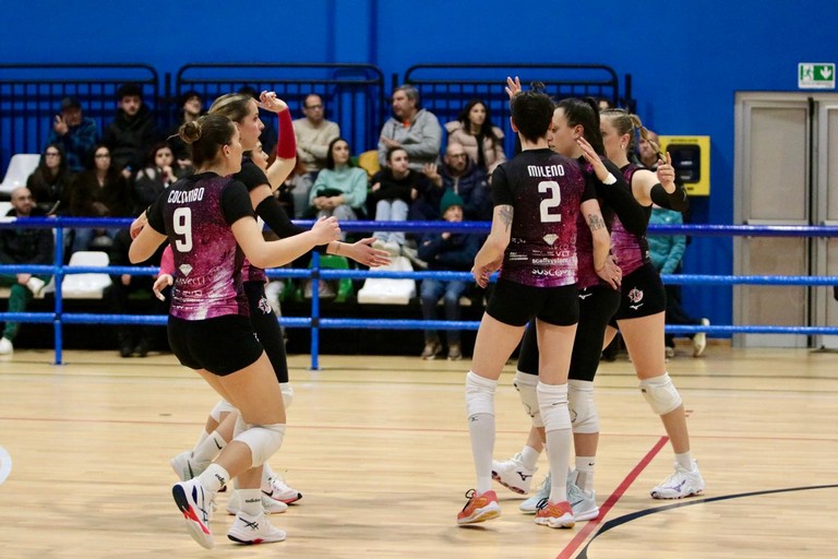 Esultanza Star Volley Bisceglie. <span>Foto Cristina Pellegrini</span>
