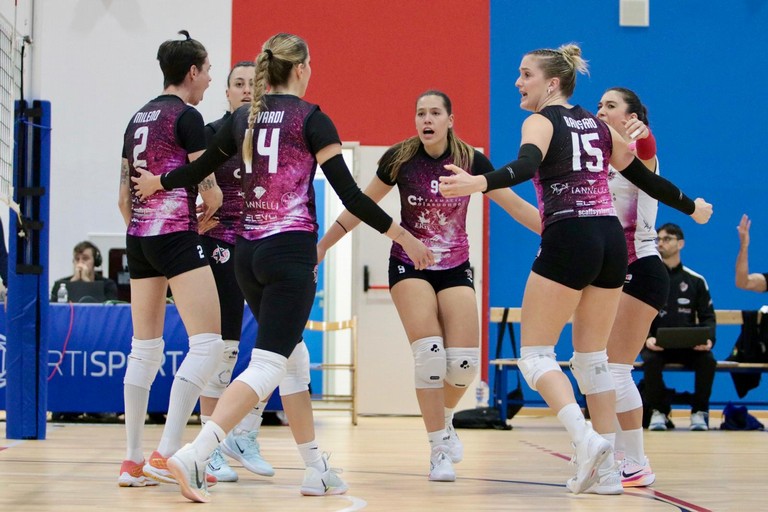 Esultanza Star Volley Bisceglie. <span>Foto Cristina Pellegrini</span>