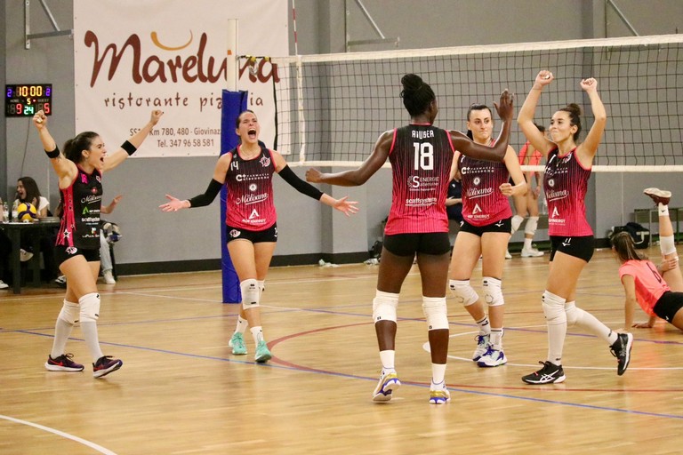 Star Volley esultanza. <span>Foto Cristina Pellegrini</span>