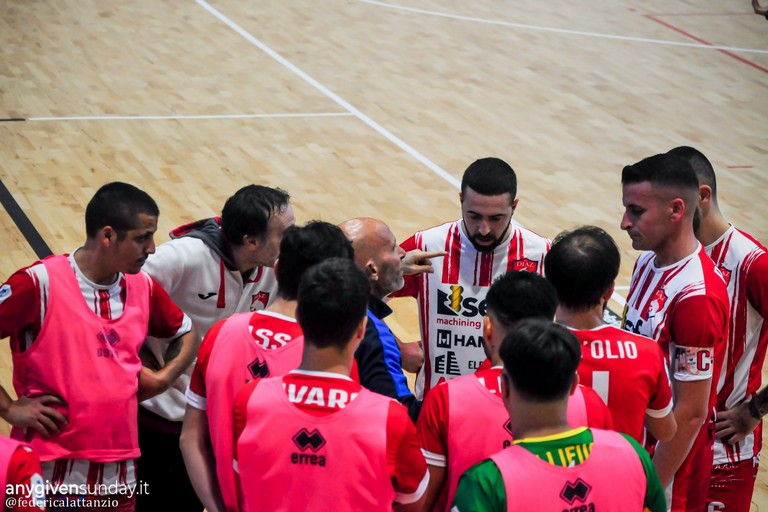 Diaz Bisceglie, timeout. <span>Foto Federica Lattanzio</span>