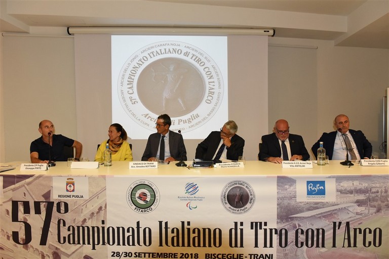 La conferenza stampa di presentazione dei campionati italiani di tiro con l'arco