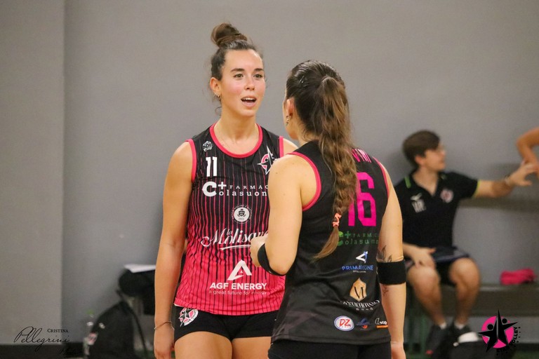 Star Volley Bisceglie, Sonia Galazzo e Simona Minervini. <span>Foto Cristina Pellegrini</span>