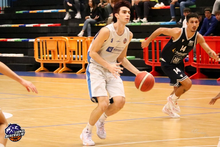 Lions Basket Bisceglie, Simone Cavalieri. <span>Foto Cristina Pellegrini</span>