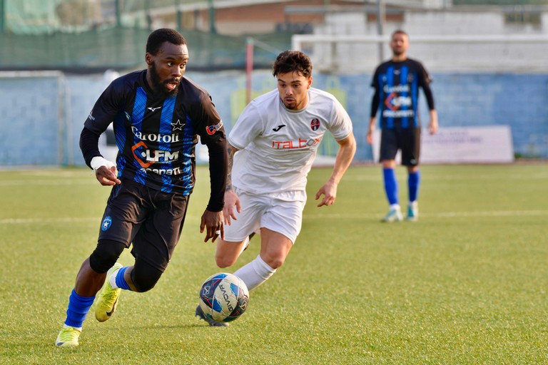 Axel Traore, Bisceglie Calcio. <span>Foto Emmanuele Mastrodonato</span>