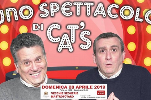 Uno spettacolo di Cat's con Pino Tatoli e Carlo Monopoli