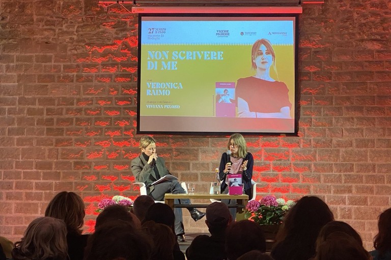 Veronica Raimo alle Vecchie Segherie Mastrototaro. <span>Foto Serena De Musso</span>