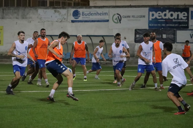 Virtus Bisceglie allenamento. <span>Foto Cristina Pellegrini</span>