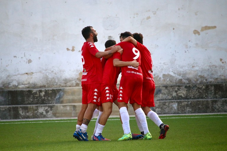 Virtus Bisceglie gol contro Minervino. <span>Foto Cristina Pellegrini</span>