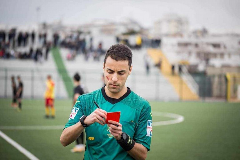 L'arbitro biscegliese Vito Mattia Losapio