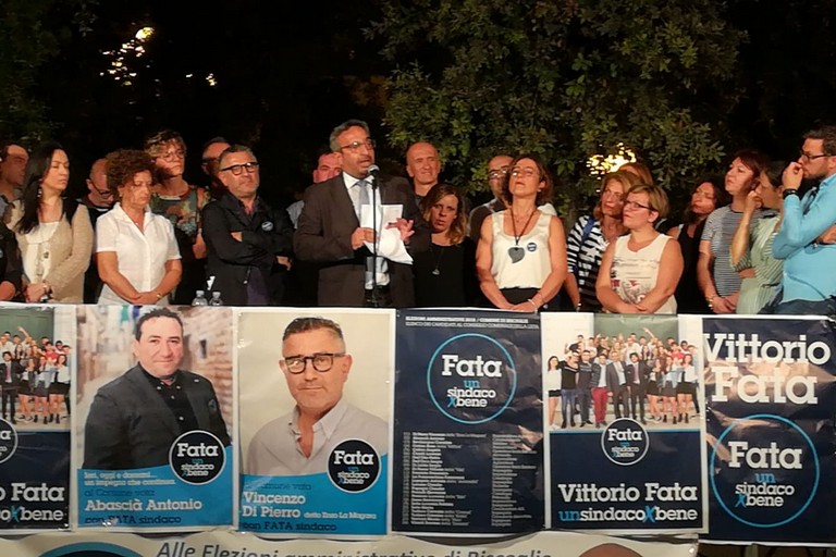 Comizio di chiusura di Vittorio Fata