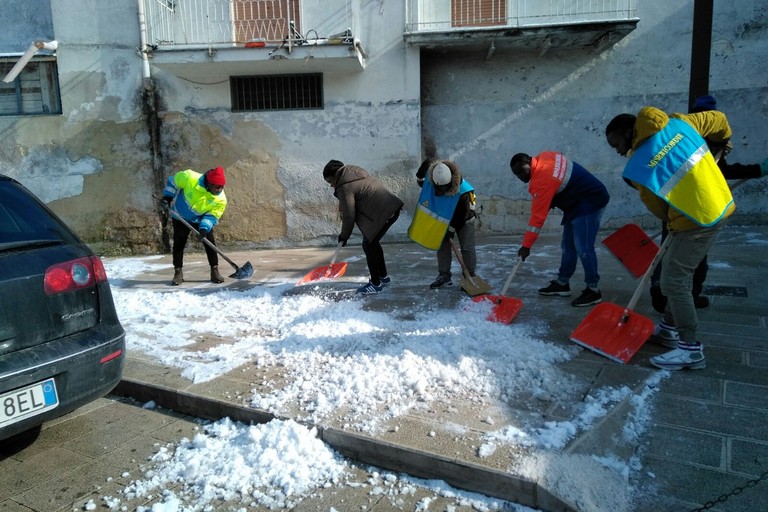 Emergenza neve BAT, l'impegno delle Misericordie