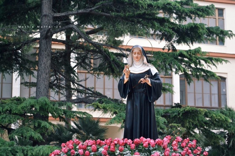Santa Rita della parrocchia di Sant'Agostino. <span>Foto Mattia Maffei</span>