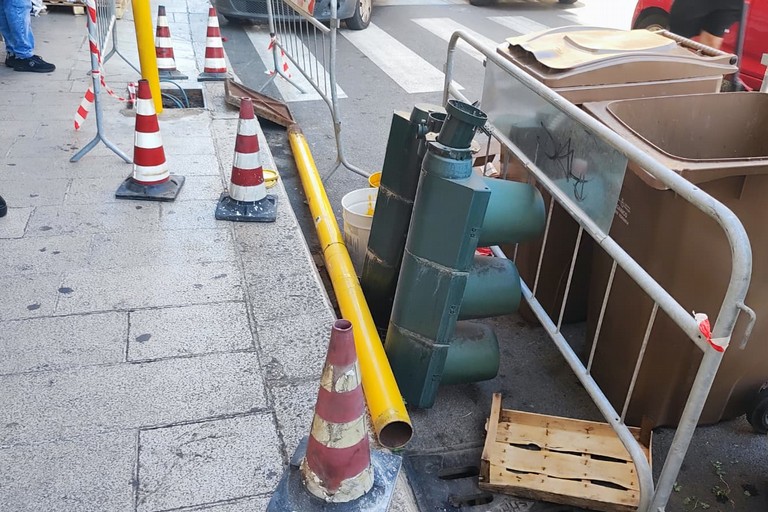 cade un semaforo
