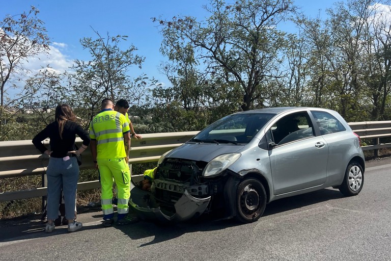 Incidente sulla SS16 bis all'altezza di Bisceglie Nord