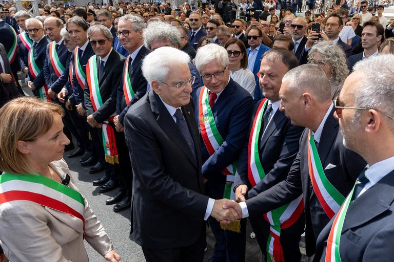 Angelantonio Angarano alla commemorazione della tragedia ferroviaria Andria-Corato