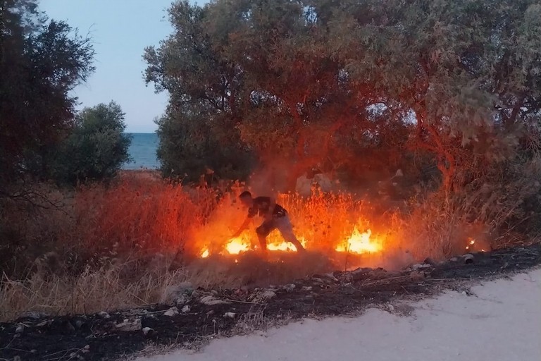 Incendio Zona Pantano